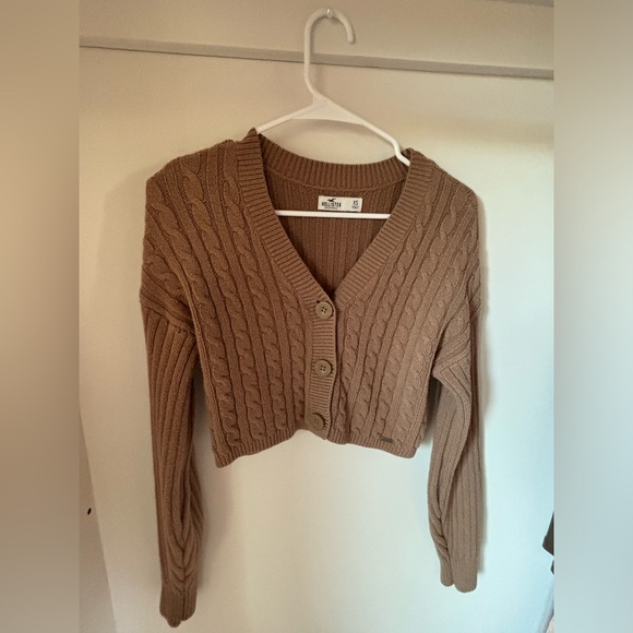 Hollister Sweaters - Hollister; Cropped Knit Cardigan